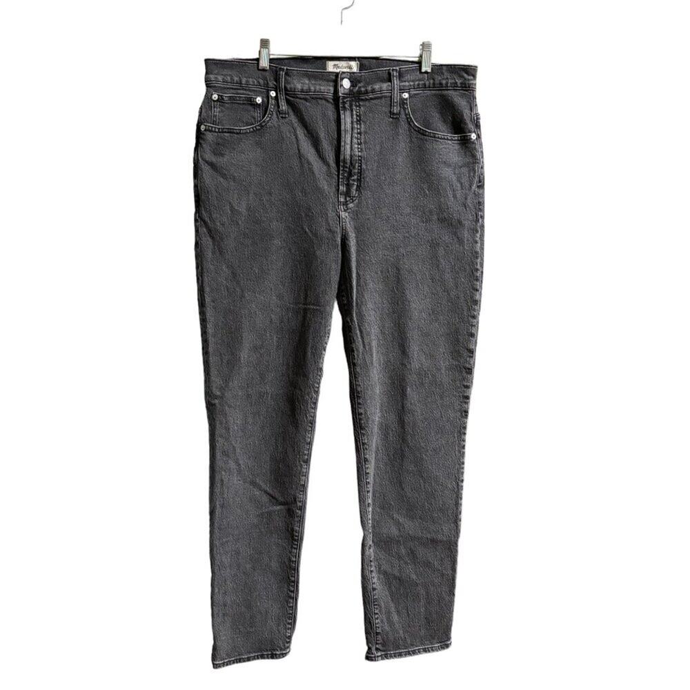MADEWELL The Tall Perfect Vintage Jeans in Gray SZ 33T
